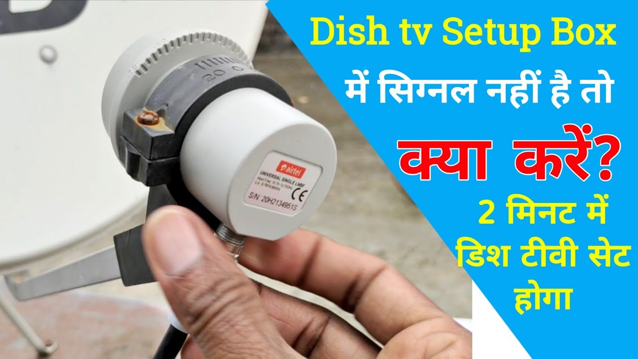 What to do if there is no signal in Dish TV set top box? | All Dish Info