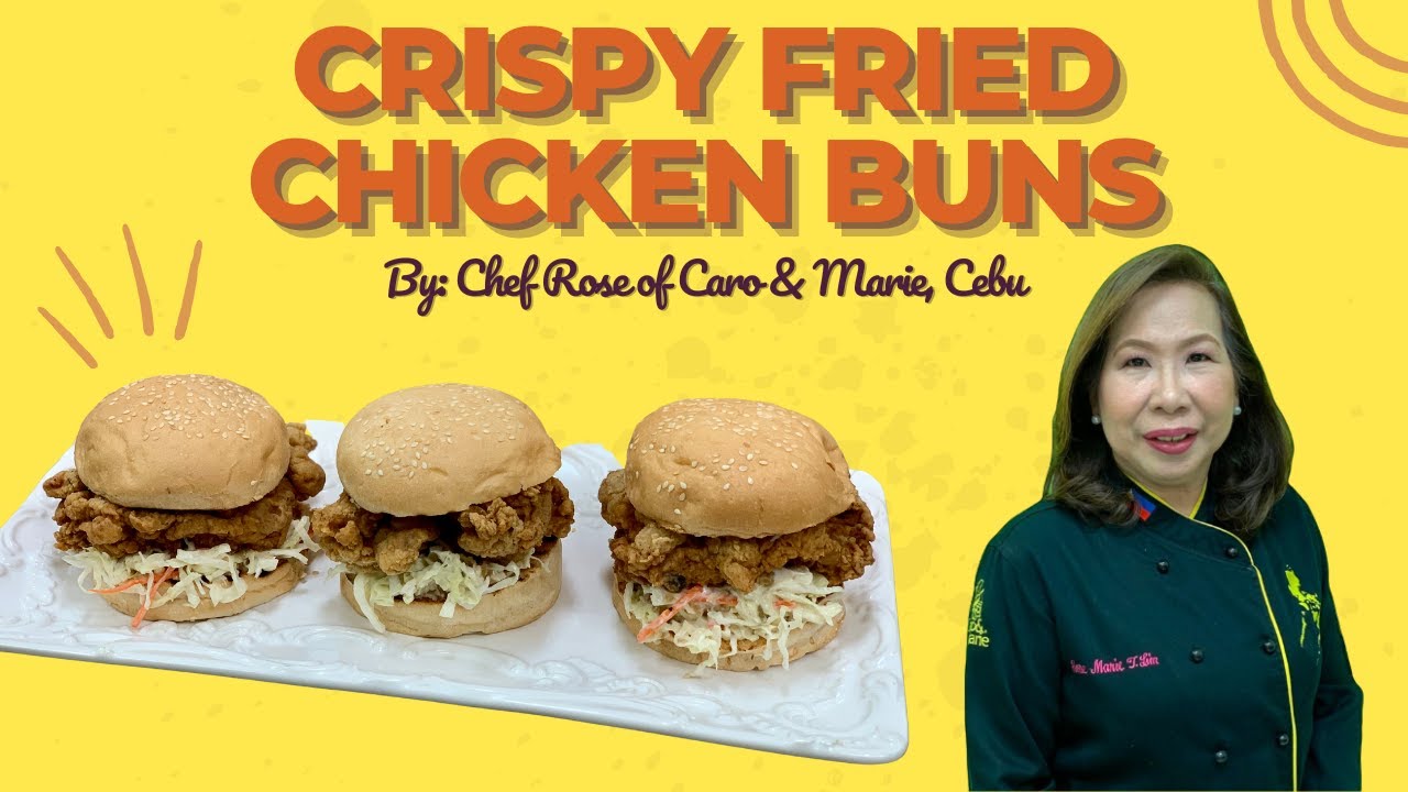 Crispy Fried Chicken Buns