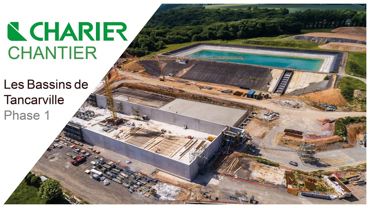 CHARIER | Bassins de Tancarville | phase terrassements et fondations #1