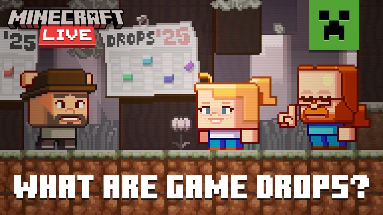 Minecraft LIVE &ndash; March 2025: WHAT ARE GAME DROPS?! FEATURING THE TINIES