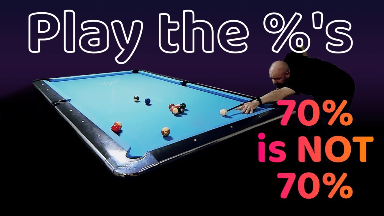 The ONLY Maths That Matters on a Pool Table : Why playing the % matters