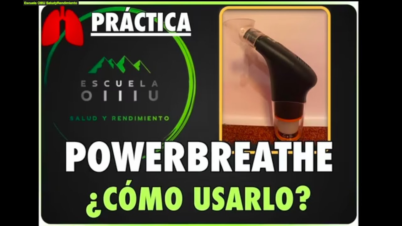 CÓMO USAR EL POWERBREATHE