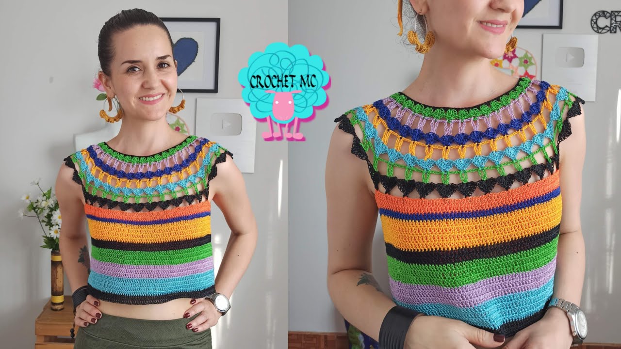 Top Nefertiti 🥰 canesú circular