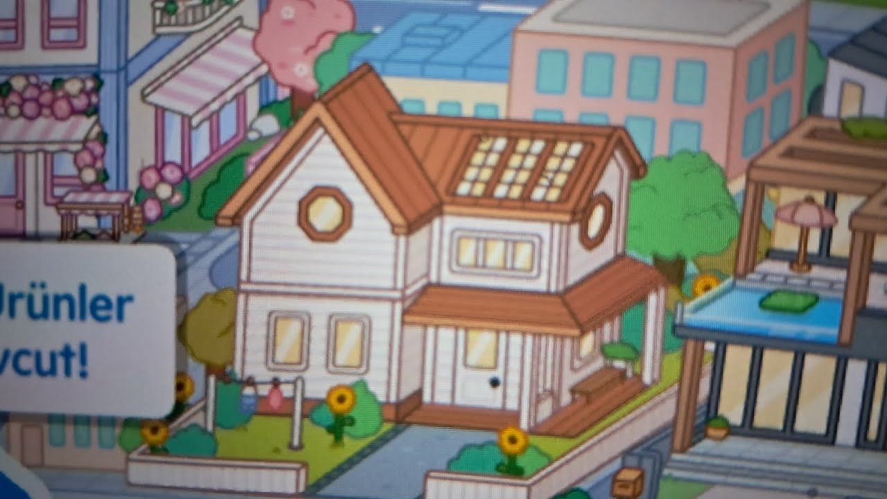Toca boca tün aile yeni ev turu detaylı boş yapmalı /toca luna/