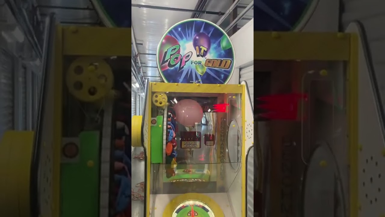 Pop It For Gold Ticket Redemption Arcade Game