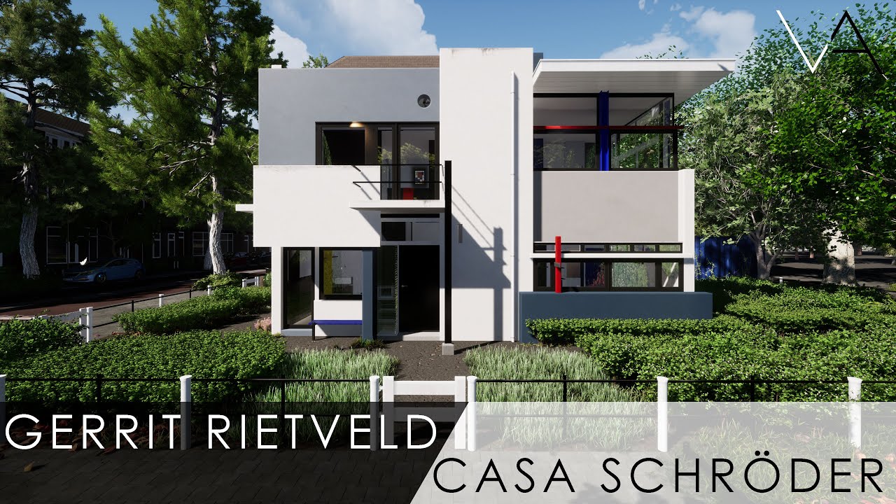 Gerrit Rietveld - Casa Rietveld Schroder / Rietveld Schröderhuis - Render Twinmotion