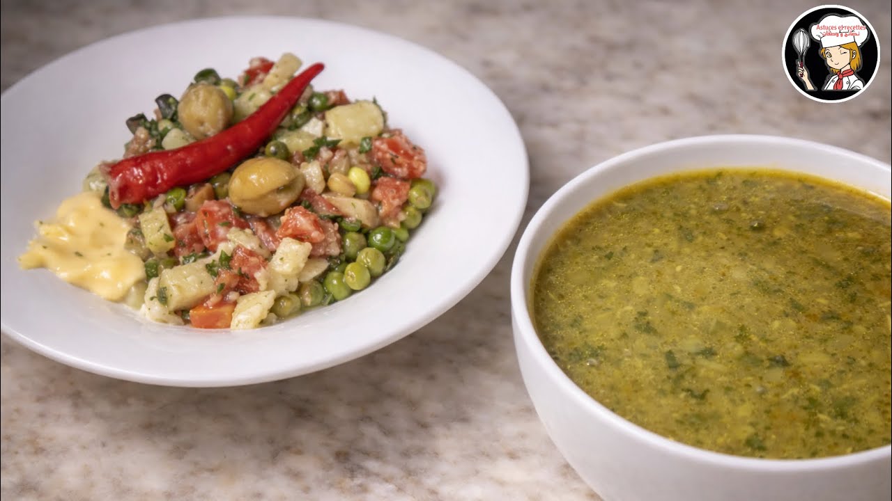 Soupe de légumes facile et rapide / برودو بالخضرة على أصوله أكلة صحية سهلة و سريعة