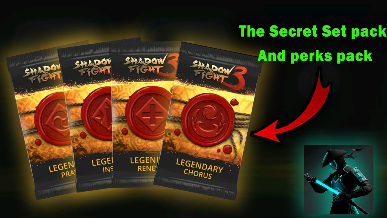 shadow fight 3 : best set pack and perks pack opening | paid set and void perks |