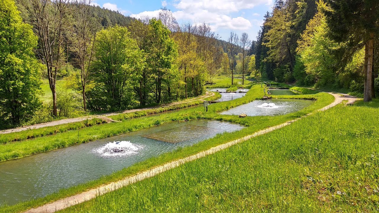 Wandern Franken: im Aufse&szlig;tal nach W&uuml;stenstein