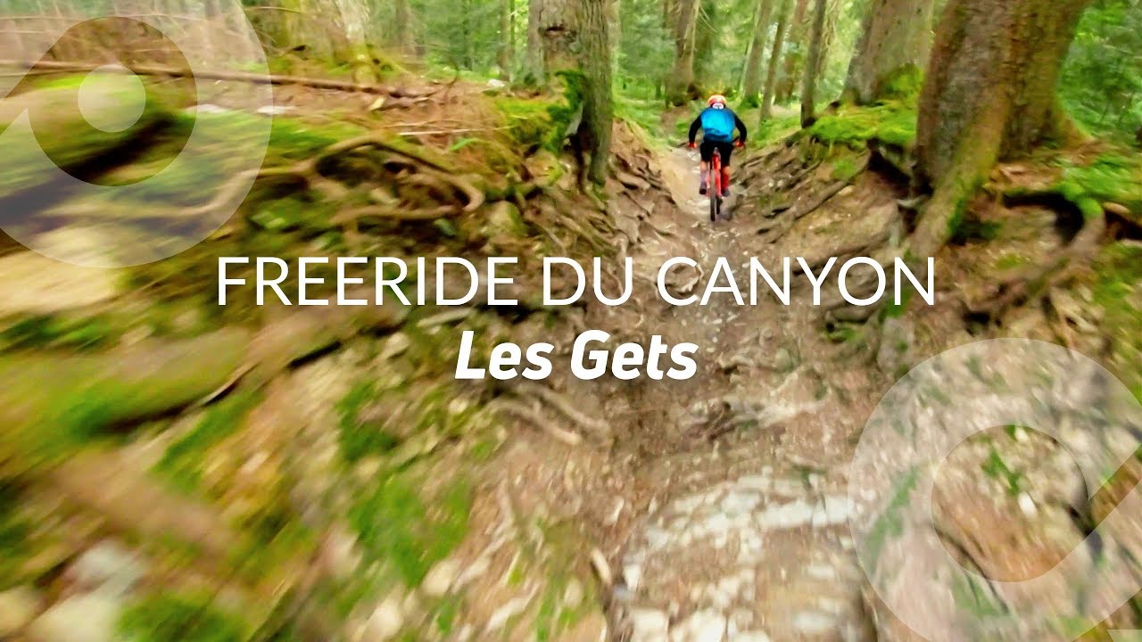 FREERIDE DU CANYON, Les Gets bike park, France