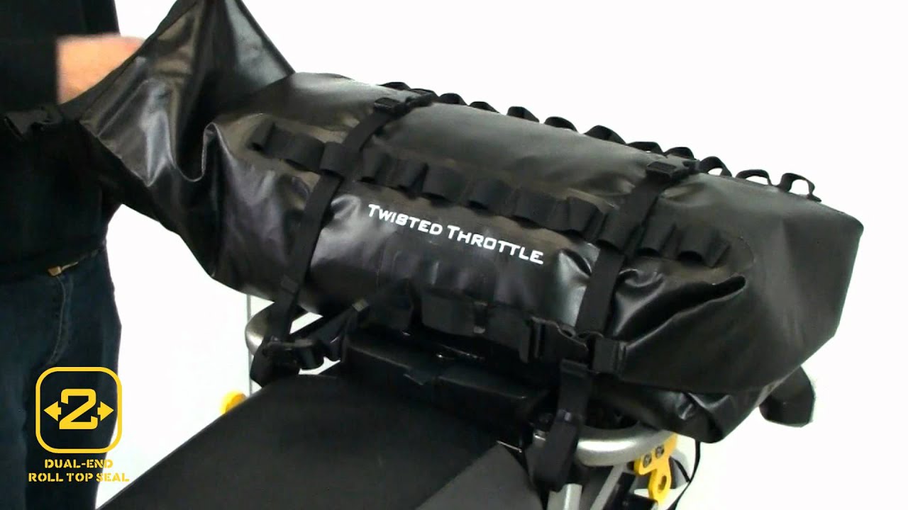 Waterproof Luggage for Your Motorcycle: DRYSPEC D28 Dual-End Motorcycle Dry Bag