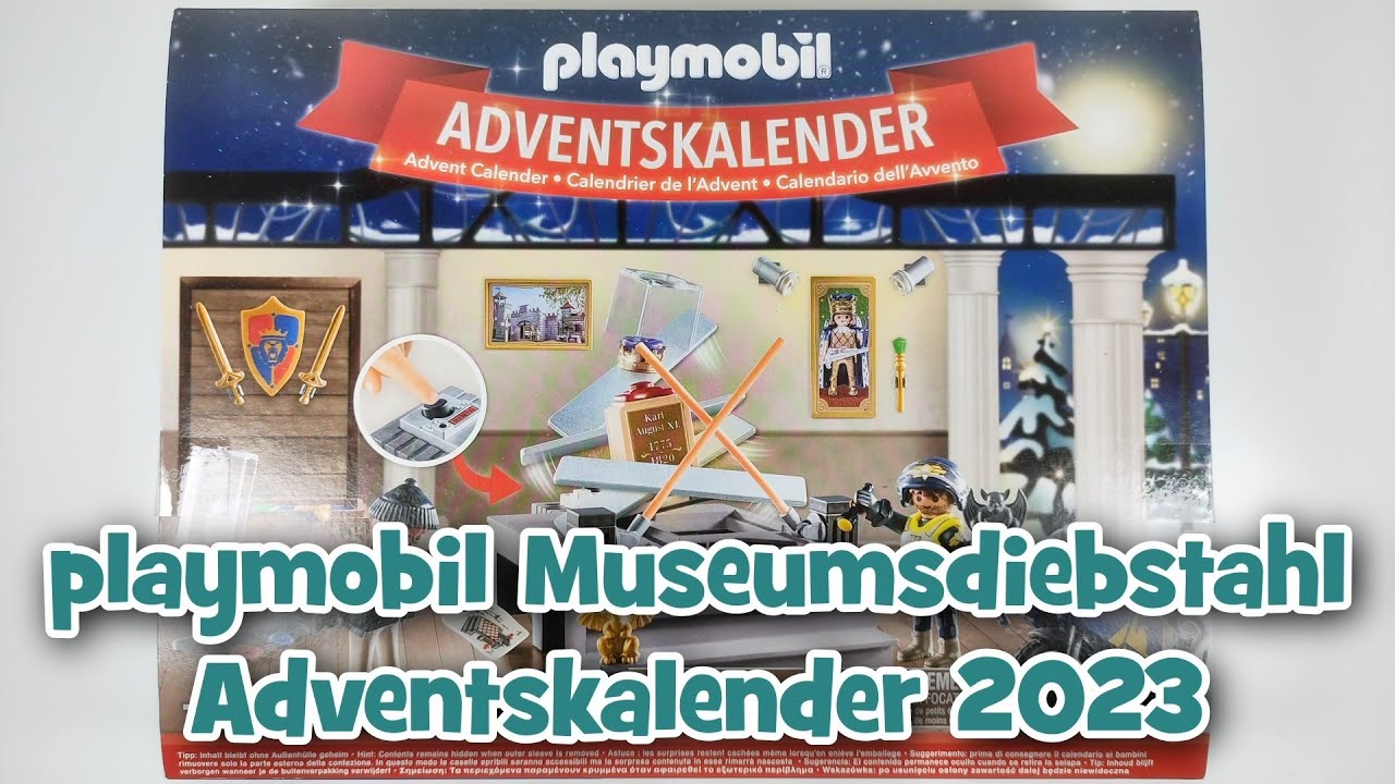 Finger weg! 😐 | playmobil Adventskalender Polizei Museumsdiebstahl (71347) | UNBOXING