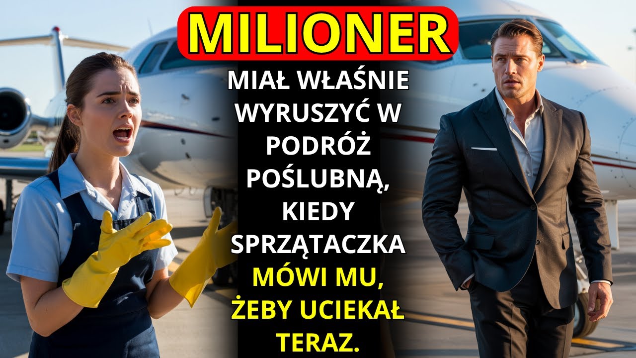 MILIONER MIAŁ WŁAŚNIE WYRUSZYĆ W PODRÓŻ POŚLUBNĄ, KIEDY SPRZĄTACZKA MÓWI MU, ŻEBY UCIEKAŁ TERAZ.