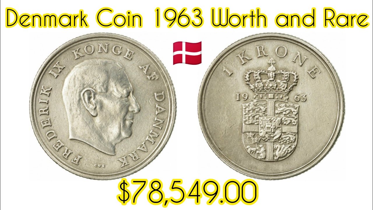 Denmark Frederick IX 1 Krone Coin Value || Ultra Rare Denmark Coin 🇩🇰