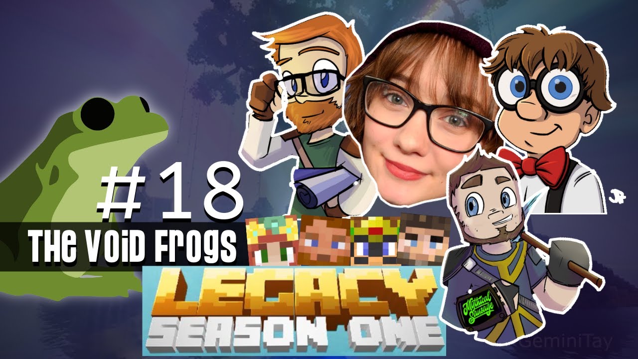 😜 GeminiTay, fWhip, LogicalGeekBoy, and MythicalSausage!!! - The Void Frogs Minecraft Podcast Ep 18