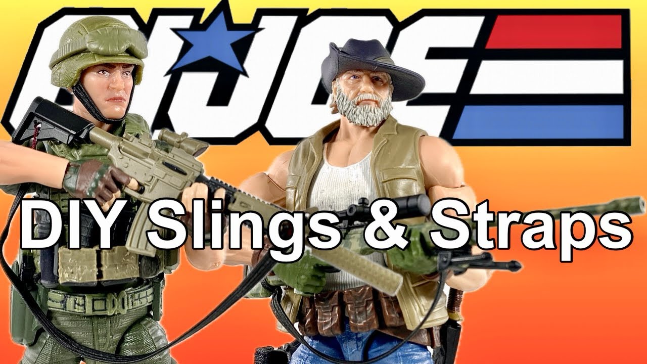 Slings & Helmet Chin Straps for your GI-Joe Classified Action Figures