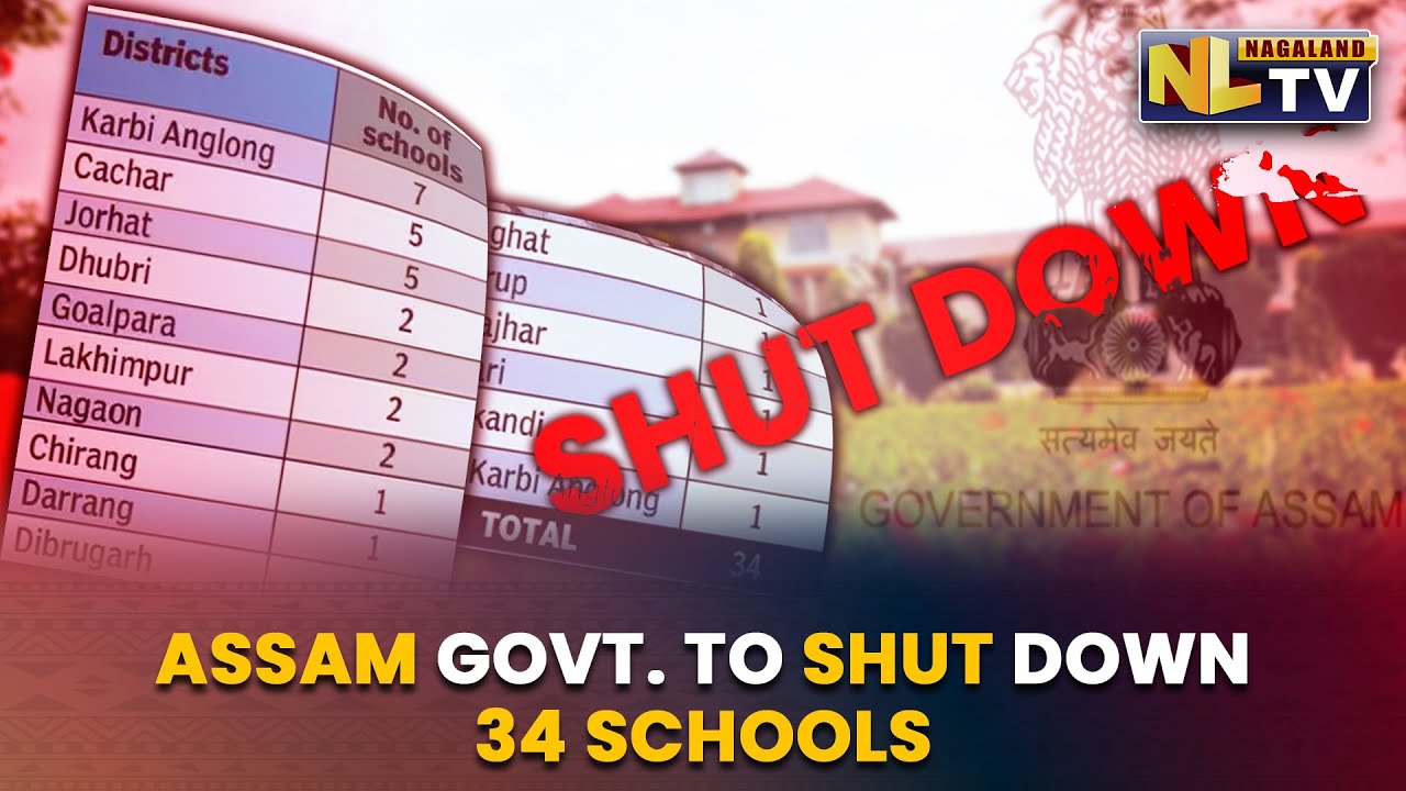 ASSAM GOVT. TO SHUT DOWN 34 SCHOOLS WITH ZERO PERCENT PASS RECORD
