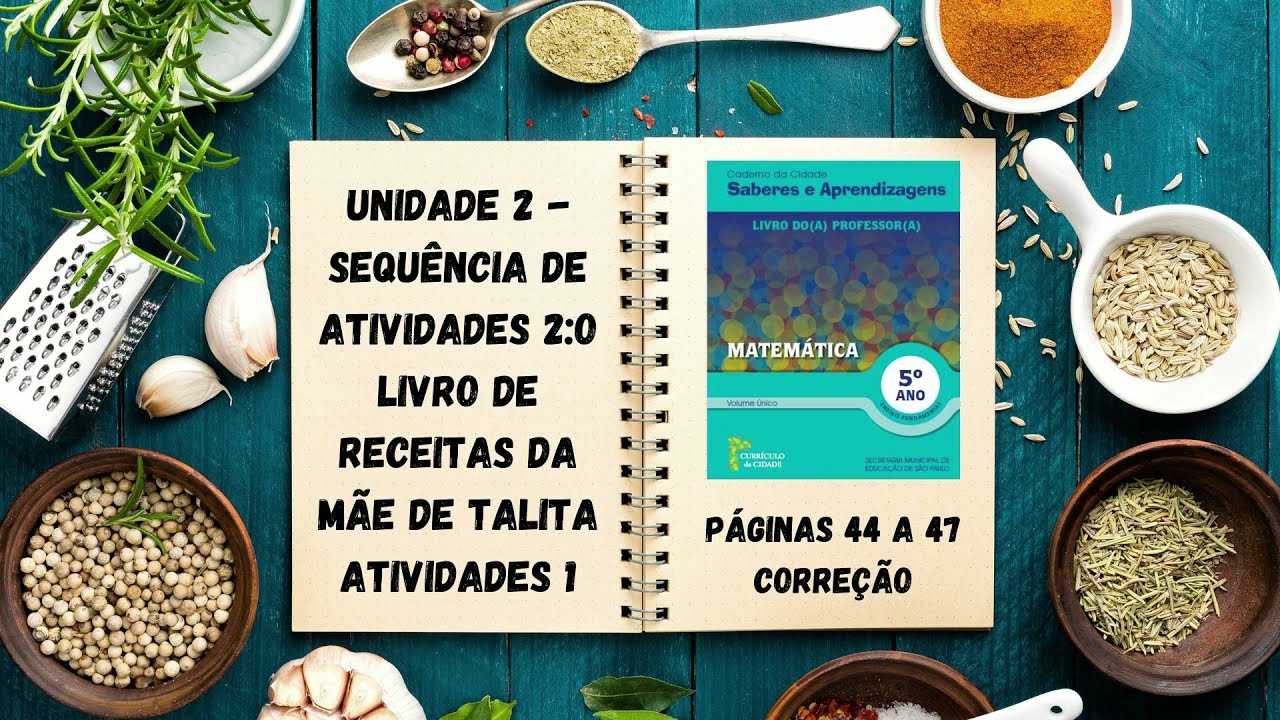 Correção atividade 1 (unid 2 - sequência 2) CCSA de Matemática