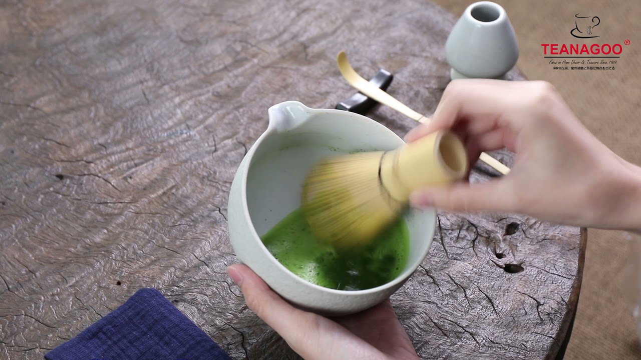 TEANAGOO Matcha Ceremony set, 7pcs/set,  Matcha bowl with pouring spout