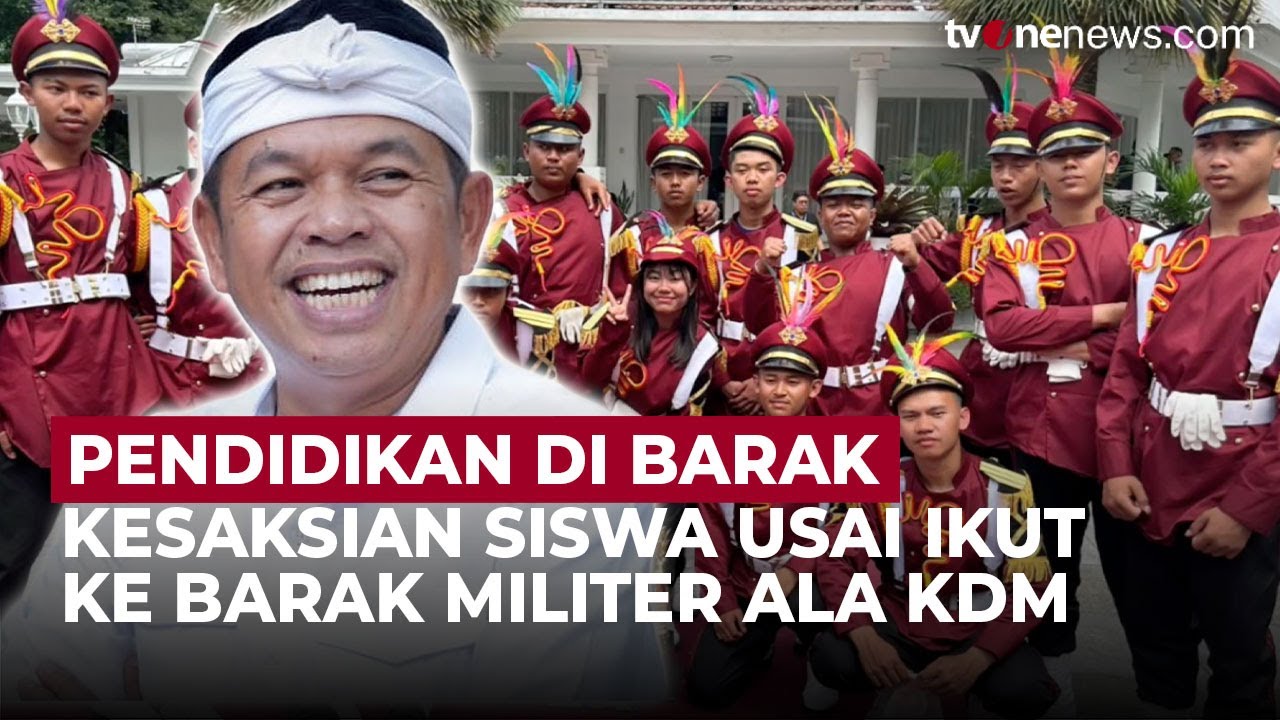Ini Dampak Pendidikan Karakter ala Barak Militer untuk Siswa Nakal di Jabar | OneNews Update