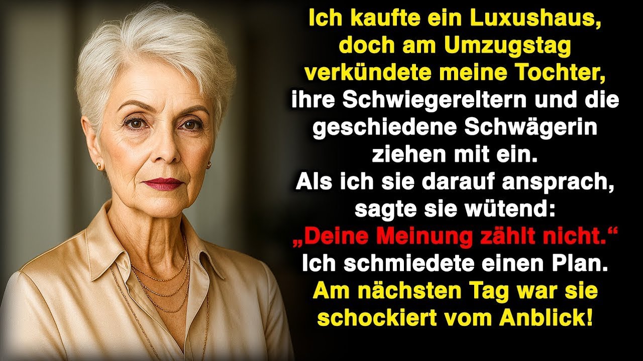 Ich hatte gerade ein Luxushaus gekauft – und einen Tag zuvor schockierte mich meine Tochter!