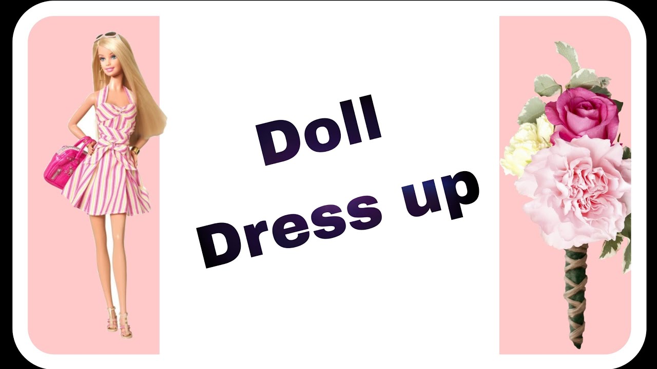 Doll dresses decoration 🪆||How to decorate to doll. ||