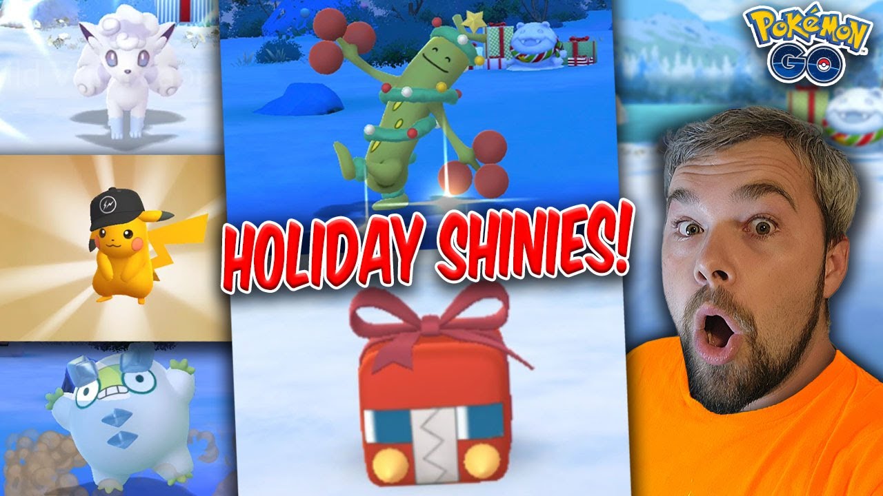 Shiny Holiday Sudowoodo & Charjabug Hunt! We Got One! (Pok&eacute;mon GO Winter Holiday Event)