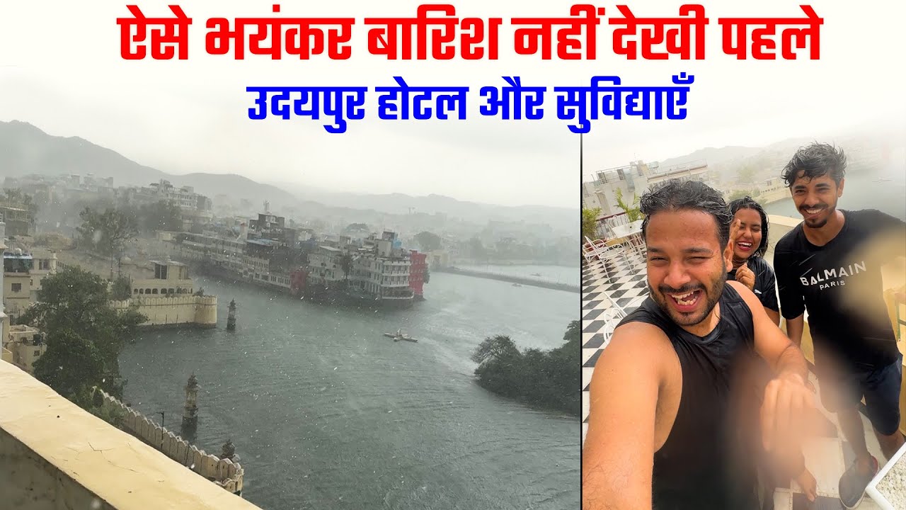 Udaipur's BEST Location to stay and enjoy Monsoon || Mewari villa Udaipur
