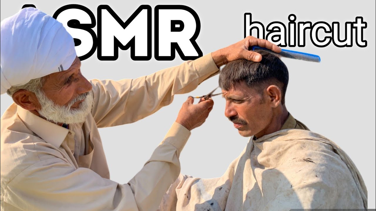 ASMR Fast Hair Cutting & Shaving With Old Barber