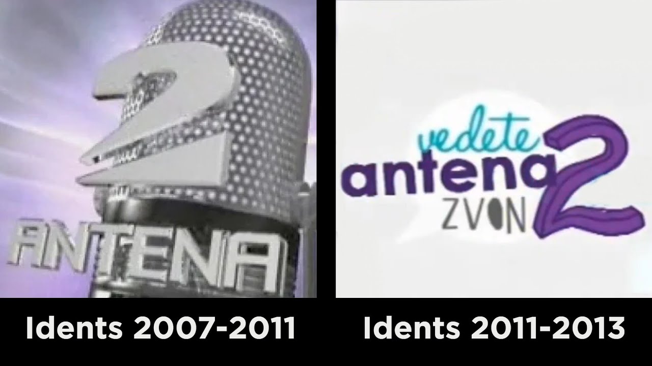 Antena 2 - Idents/grafică (2007-2011, 2011-2013)