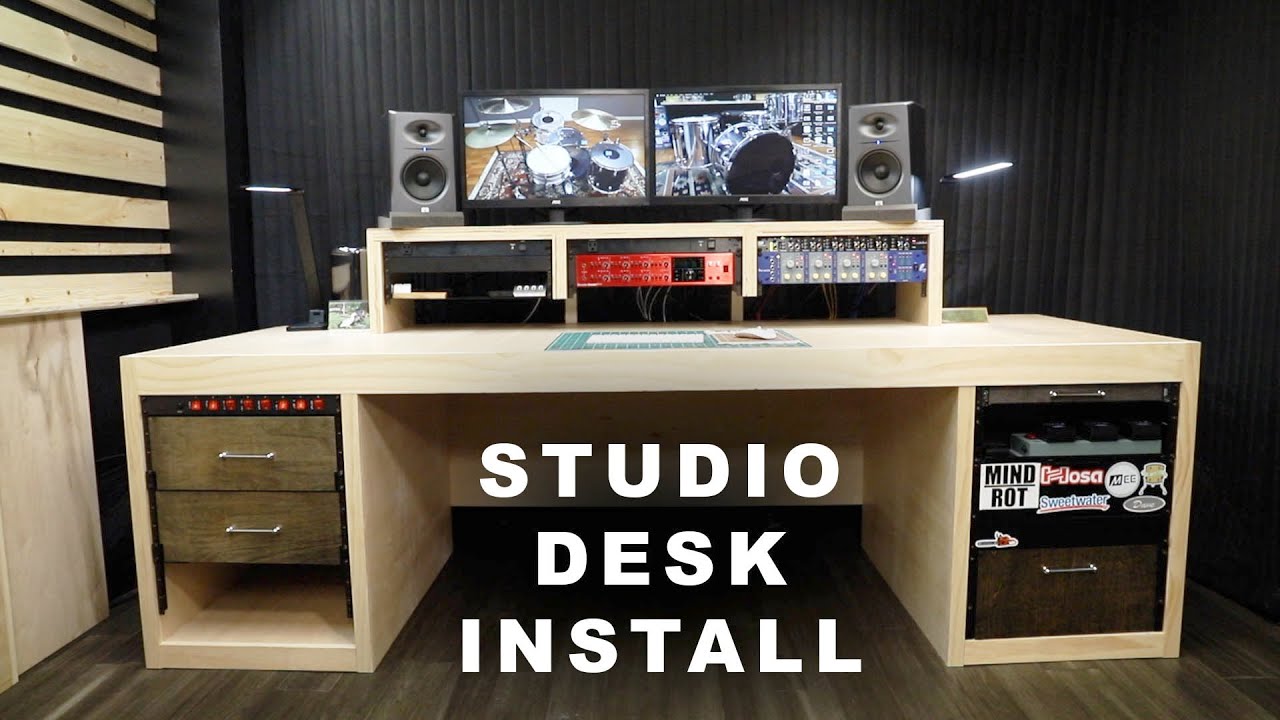 Installing the Ultimate Studio Desk... FINALLY!
