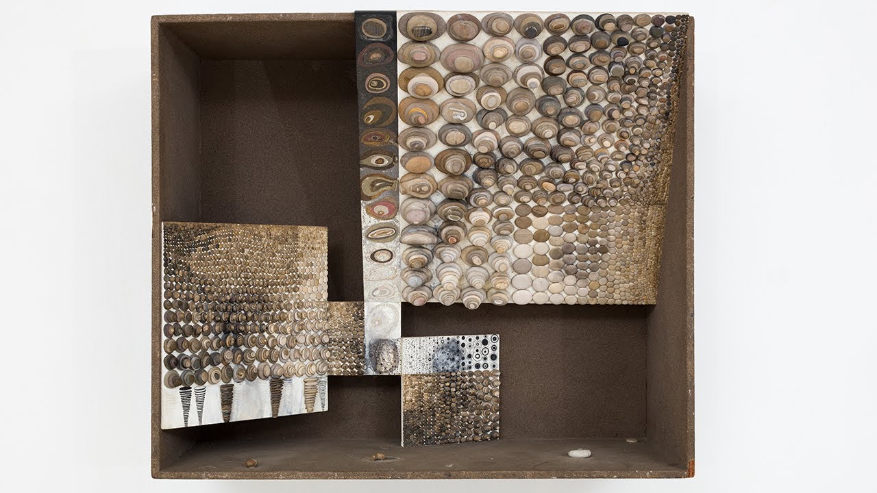 Mary Bauermeister  - two early stone works - video animation