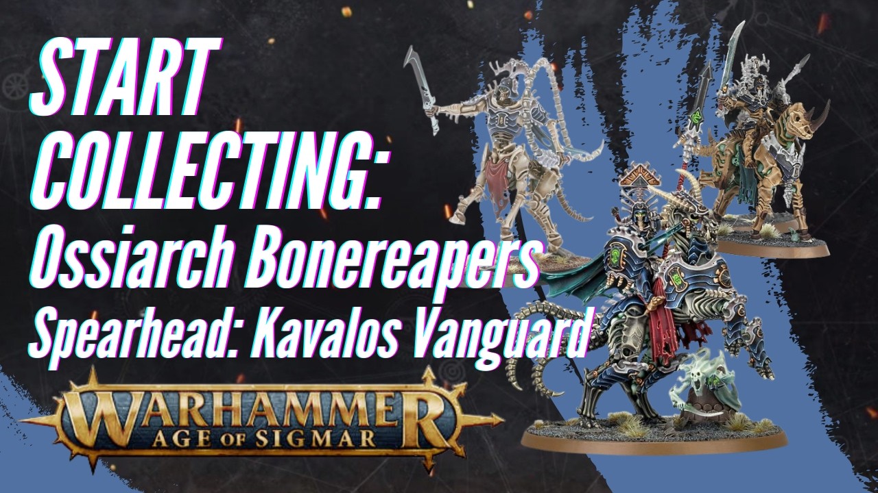 Начните собирать коллекцию Age of Sigmar: Ossiarch Bonereapers - Kavalos Vanguard Spearhead