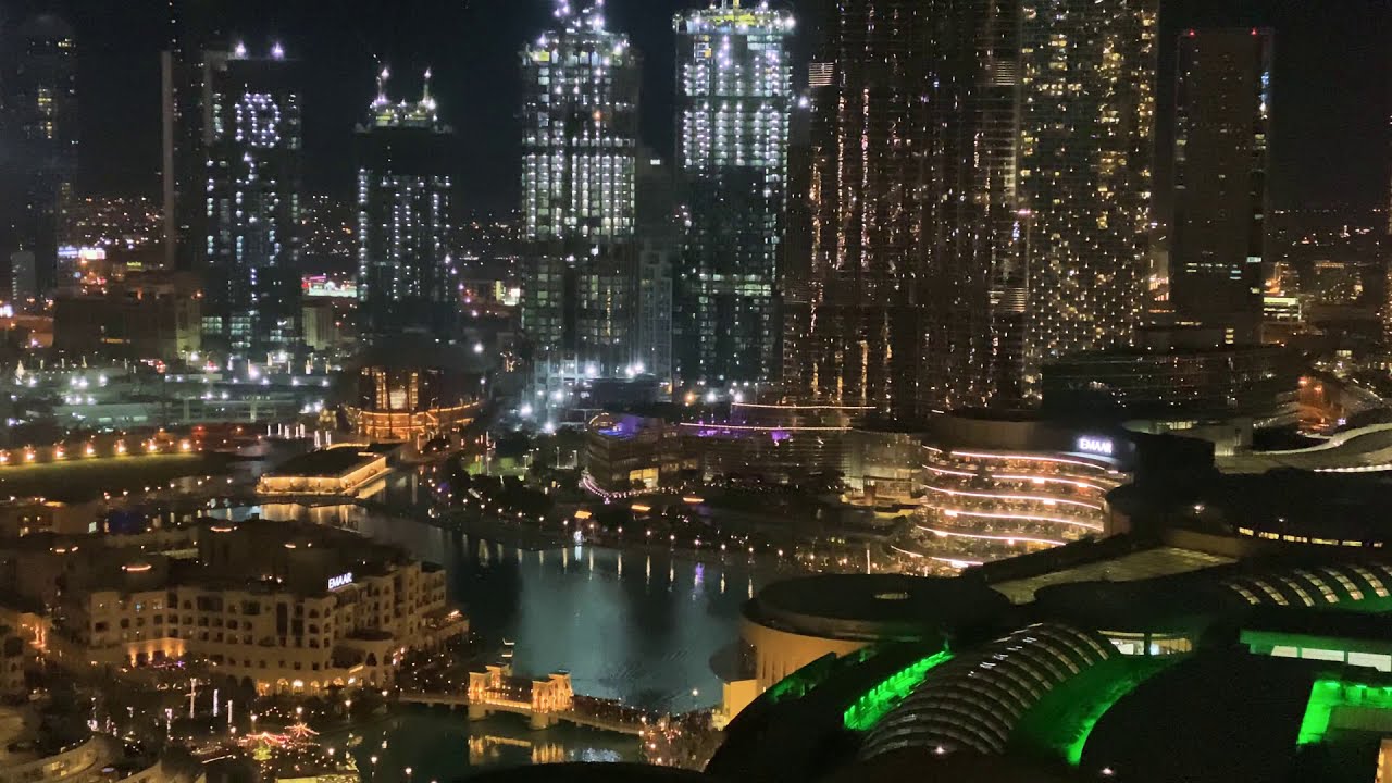 [Dubai] Water Fountain Show from Address Fountain View