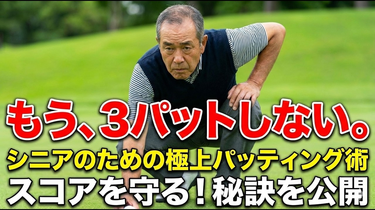 パッティング改善：３パットをなくす秘密｜シニア向けゴルフパッティングのヒント：ストロークを他人に譲らない