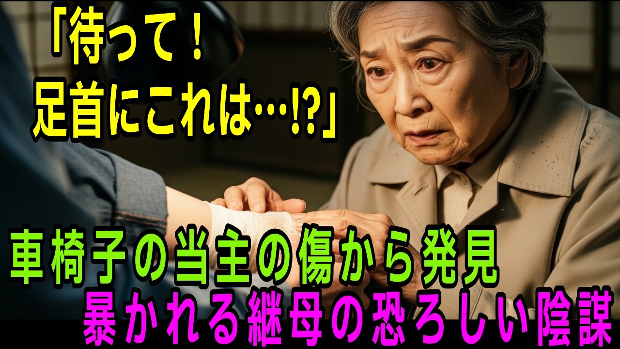 下半身麻痺で歩けない老舗呉服店の若き当主。高齢清掃員が足から“ある物”を取り出した瞬間――息が止まった【感動する話】【朗読】