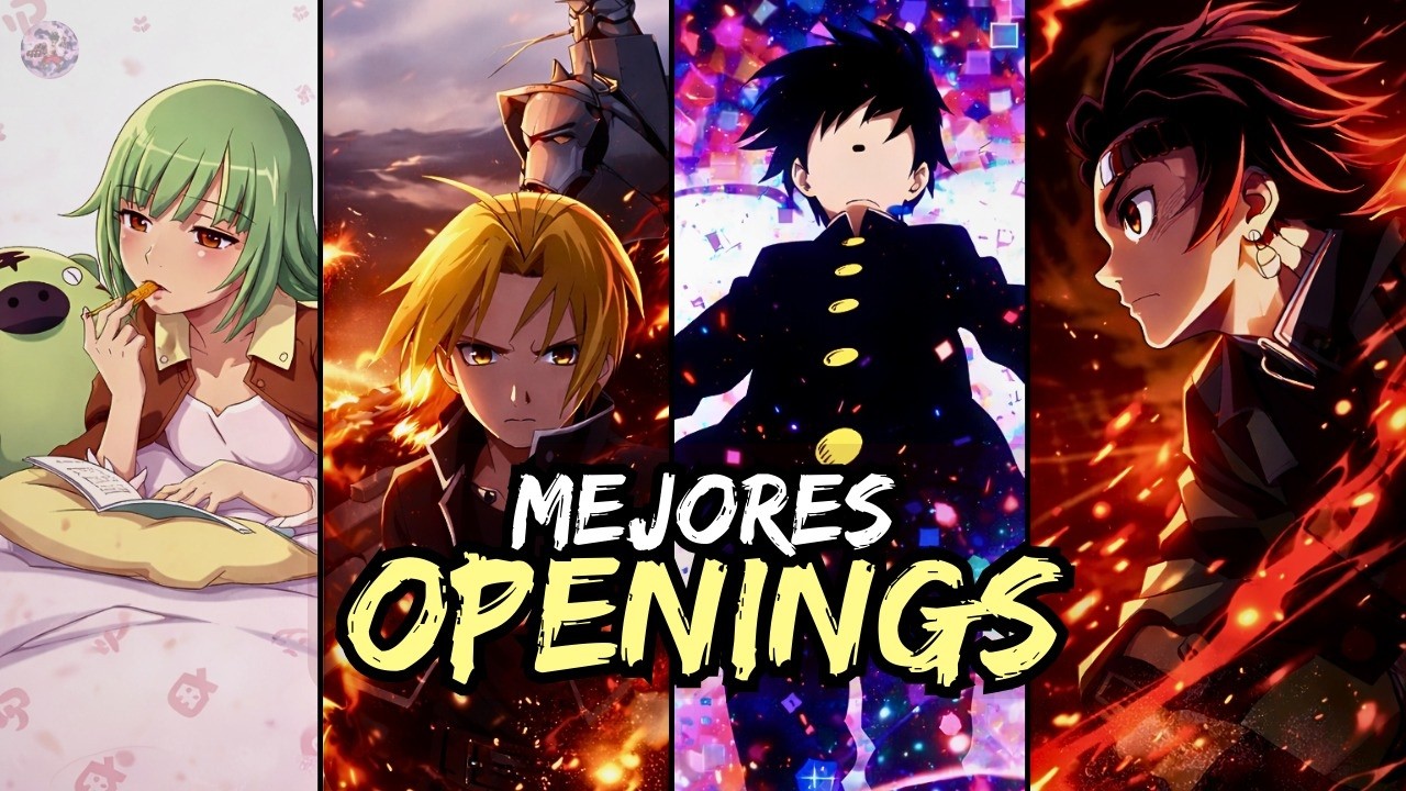 TOP 20:Los mejores Openings del Anime P-1 🎵