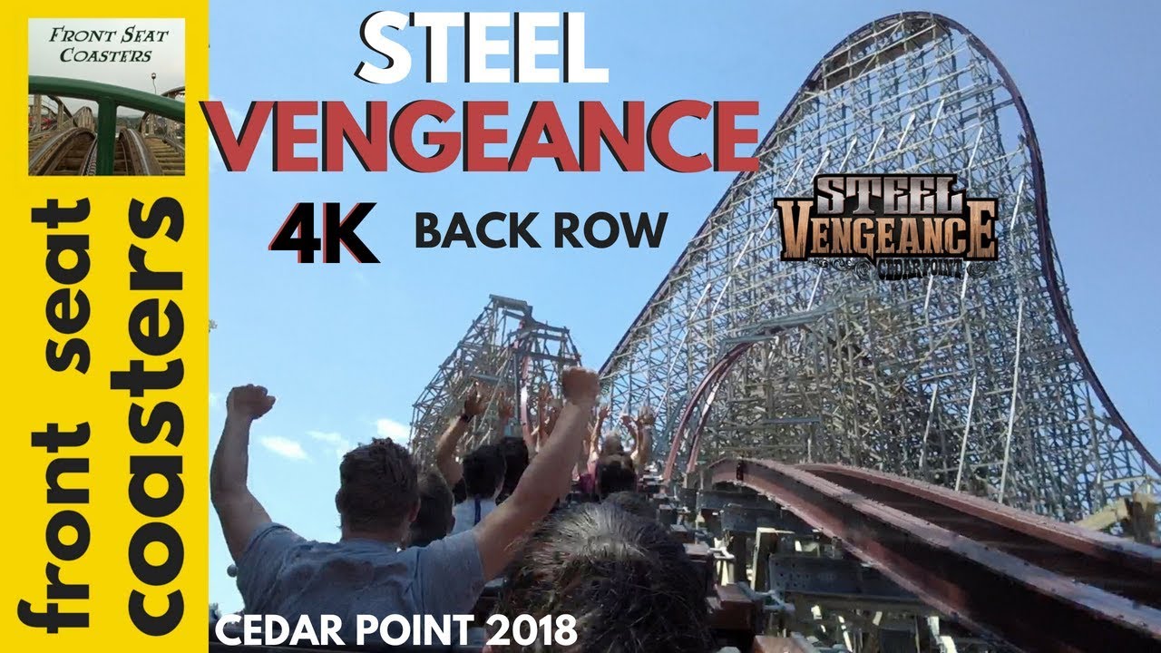 Steel Vengeance Back Row 4K POV Cedar Point RMC Roller Coaster On-Ride 2018