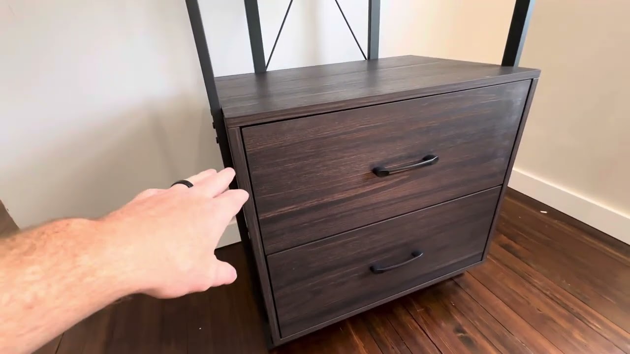 Details and full review of the IDEALHOUSE 3 Tier Bookshelf with Storage Drawers
