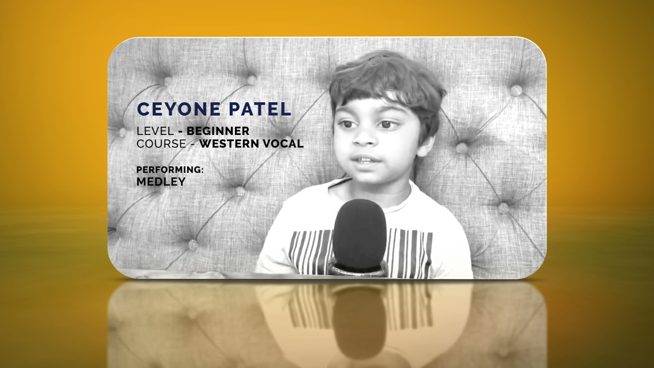 Spardha School of Music - RECITAL 2021 (Ceyone Patel - Western Vocals)
