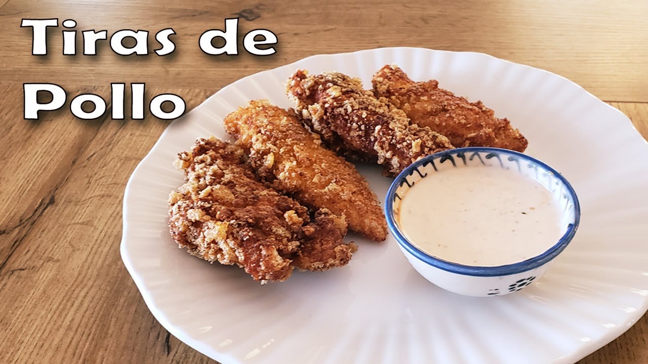 Receta de Como Hacer Tiras de Pollo | Tenders de Pollo Saludables | Chicken Tenders Recipe