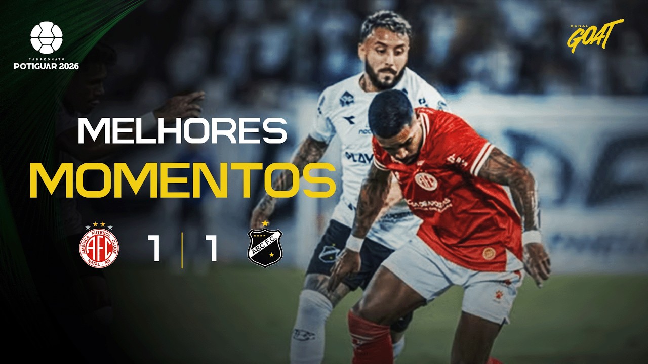 ELETRIZANTE! ABC E AMÉRICA-RN EMPATAM COM GOL NO FIM DA PARTIDA!
