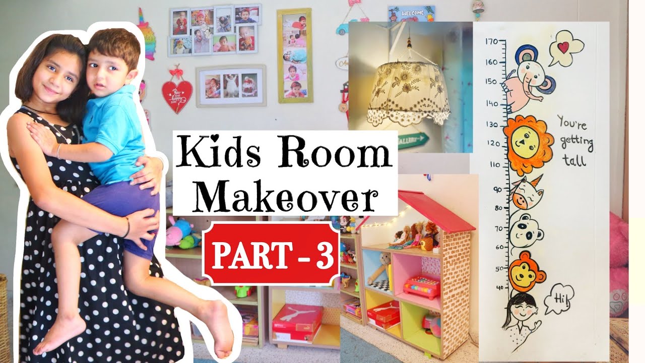 😱 Extreme KIDS ROOM Makeover ✨ - Part - 3 || Diywithkanchan