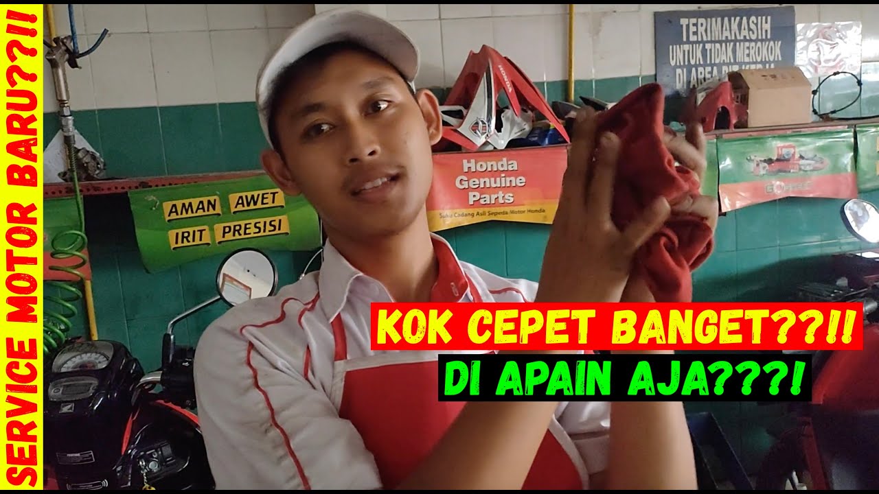 Service Motor di AHASS Kupon Perawatan Berkala (KPB - 1) Kok Cepat