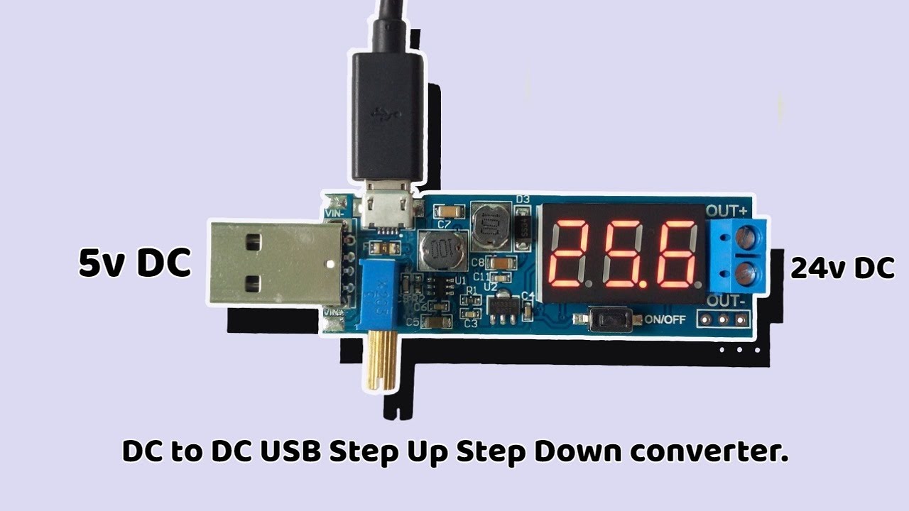 Testing Out XY-UP 5v to 24v USB boost/buck converter