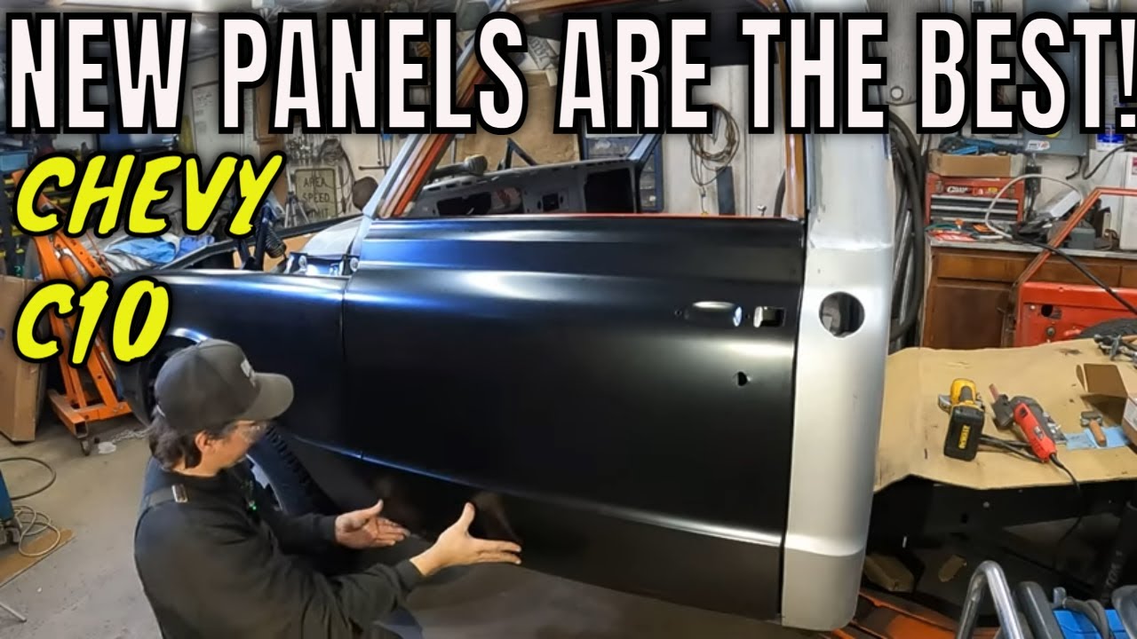 How to Install a Full AMD Door Skin: Chevy C10 Stepside Restoration