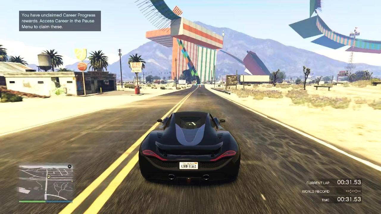 Gta5 Modded Classic Stuntrace; [TJ] PARANOID FLOW