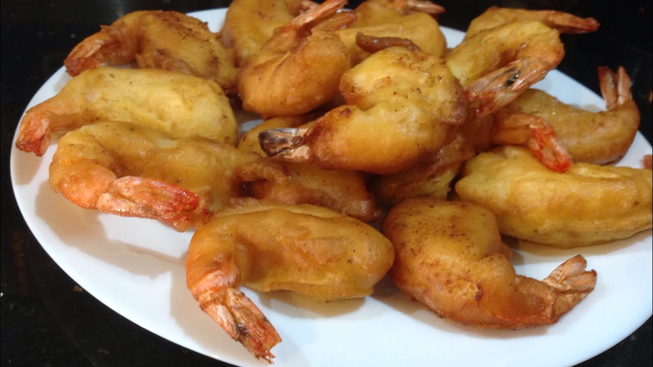 BEIGNETS DE CREVETTES  كروفات مبطنة ومقلية
