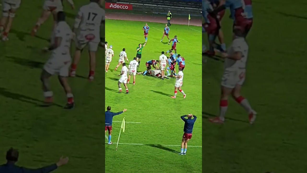 La CULBUTE...🙉😱 &Acirc;mes sensibles s'abstenir !!!🙈 #rugby #stadotpr #csbj