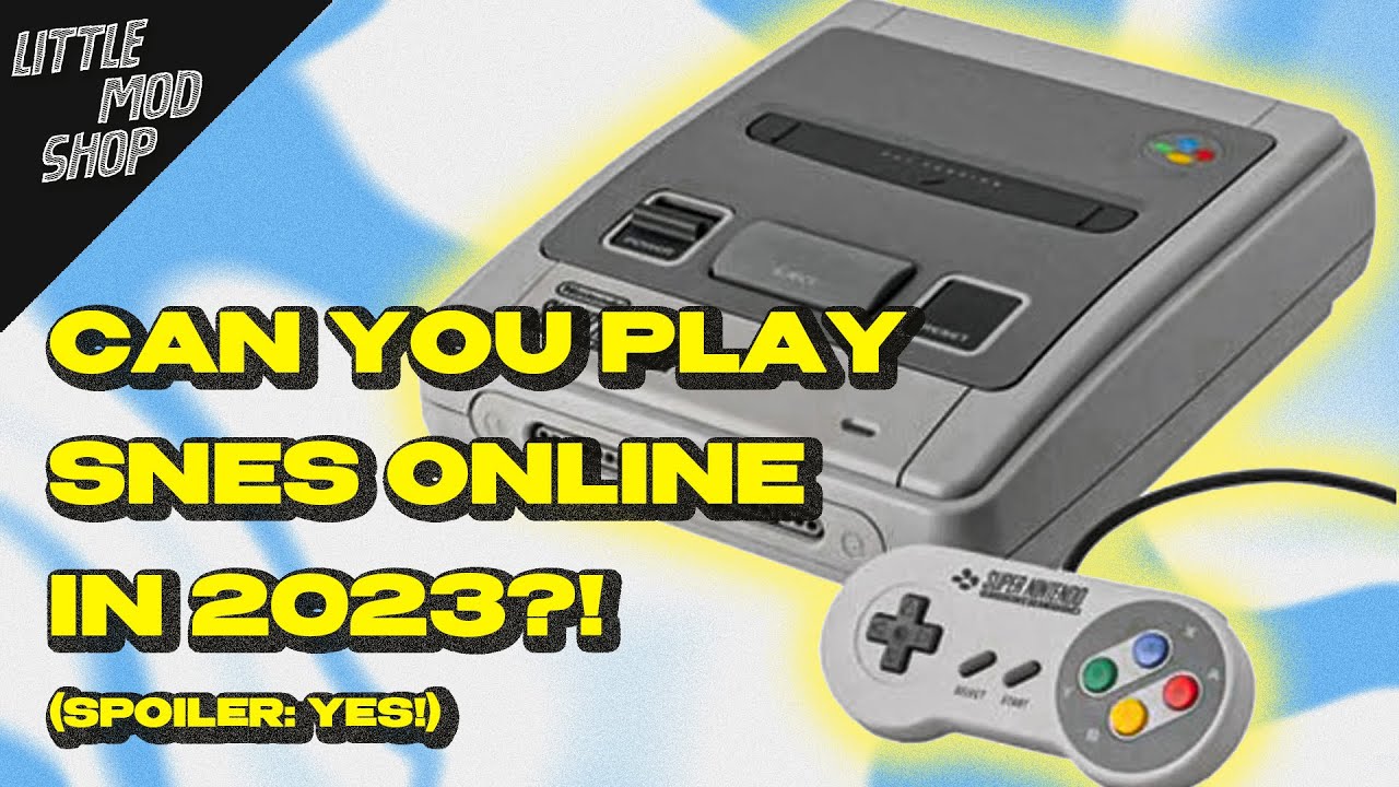 playing ONLINE on a Super Nintendo in 2024